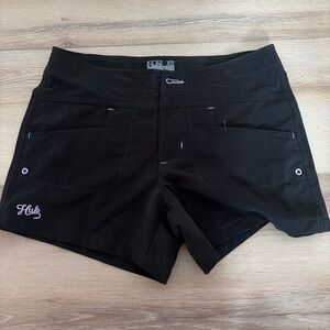 Huk Black Women's Cargo Shorts